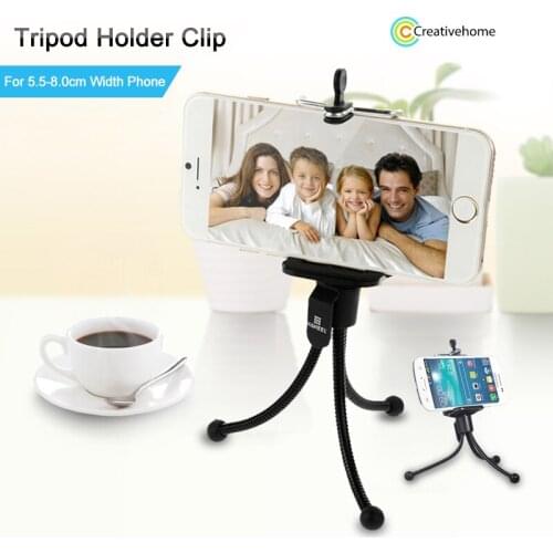 HAWEEL Flexible Octopus Tripod Holder Clip for 5.5-8.0cm Width Smart Phones