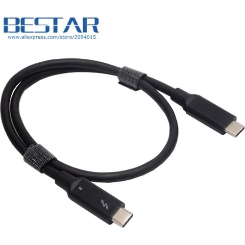 Thunderbolt 3 Cable 100W 5A/20V USB 3.1 Thunderbolt 3 Fast PD Cable for Macbook Pro 40Gbps 5K/60Hz USB Type C Charger Data Cable