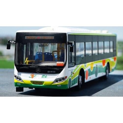 HIgh quality collectiable 1:42 Yutong ZK6128HG ZK6125CHEVPG4 diecast bus model for gift, toys