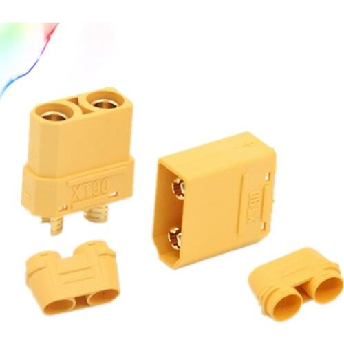 1/5 pairs AMASS XT90H with protective insulating end cap connectors male female XT90 for RC hobby model lipo battery