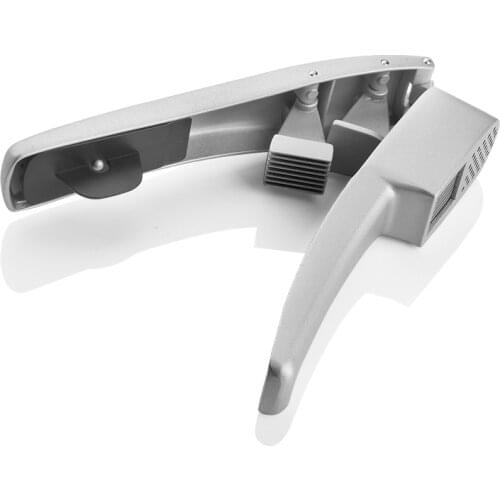 Silver Garlic Press Slicer 2 In 1 Multifunctional Ginger Squeezer Masher Handheld Mincer Kitchen Cooking Tool