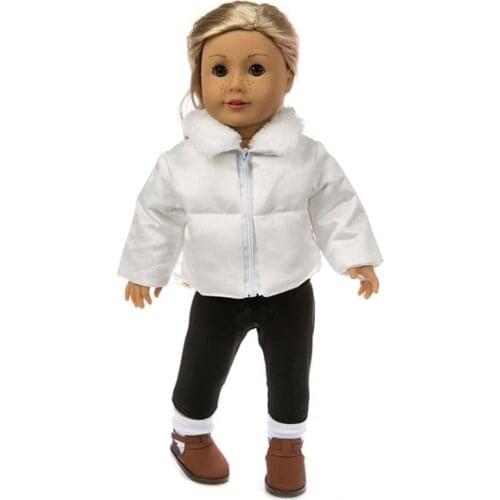 Doll Clothes Suit Fit 18 inch American Girl Doll Jackets+Pants and Doll accessories Children best Gift (Shoes are not included)