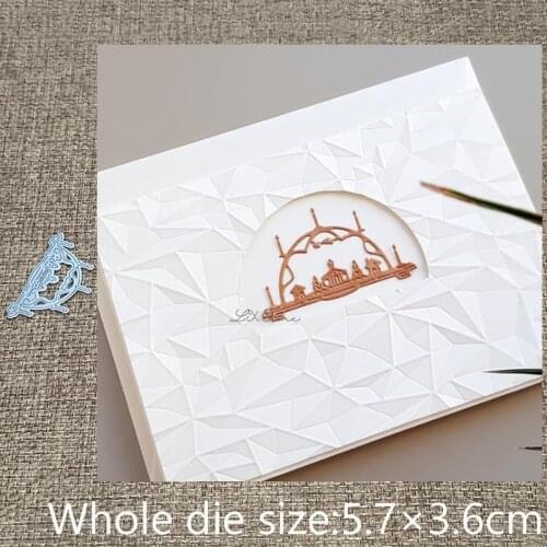 XLDesign Craft Metal stencil mold Cutting Dies castle decoration scrapbook die cuts Album Paper Card Craft Embossing