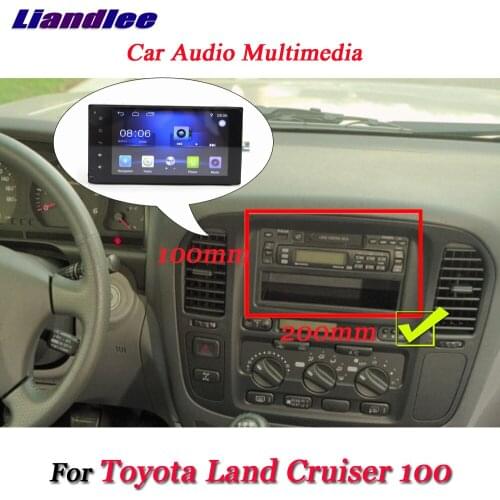 Car Android Player Multimedia System For Toyota Land Cruiser 100 2003-2007 Radio Stereo Camera GPS Navigation Screen