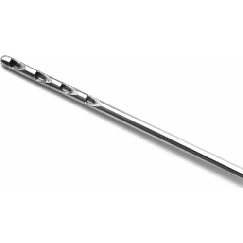 Porous droplet planer needle liposuction cannula scraper type Fat harvesting cannula