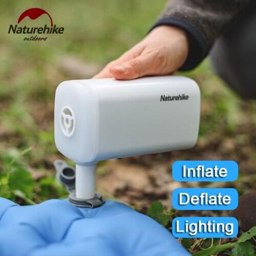 Portable Air Pump inflator deflator Electric mini pump used to inflate/deflate Air Mattress inflatable pillows Quick Filling