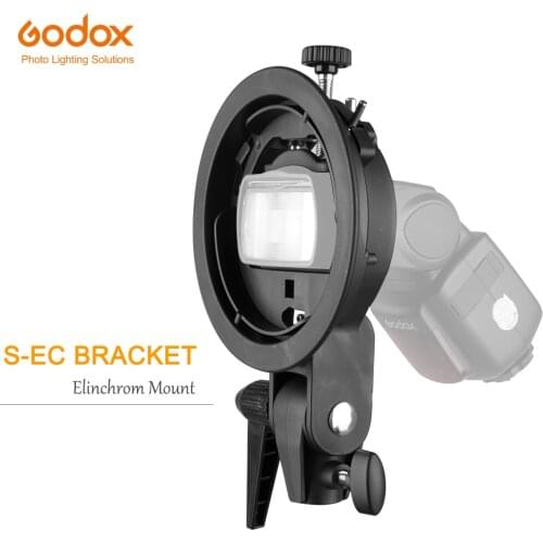 PRO Godox S-Type Bracket Elinchrom S Mount Holder for Speedlite Elinchrom Mount