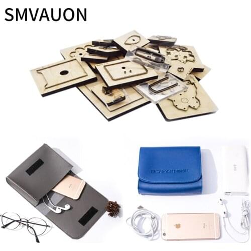 SMVAUON Fashion Handbag Punching Steel Card Bag Straight Die Leather Cutting Dies Diy Making Decor Supplies Dies Template