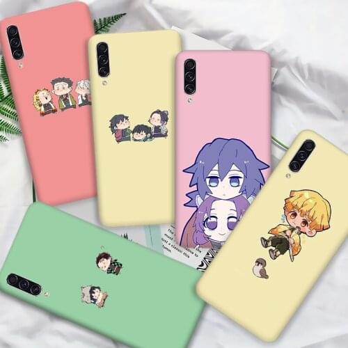 Cute Cartoon Demon Slayer Silicon Phone Case For samsung galaxy a50 a70 a30 a40 a20 a10 galaxi a51 a71 a20e m30s a7 2018 Cover