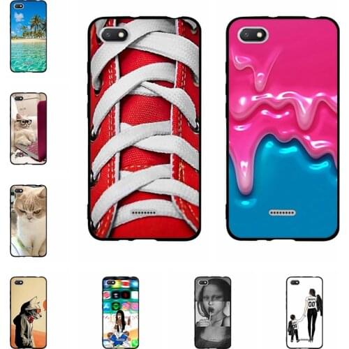 Silicone case For xiaomi Redmi 6a Case Full Protection Soft TPU Back Phone Bag Cover for xiaomi Redmi 6 A bumper Hongmi 6a Coque