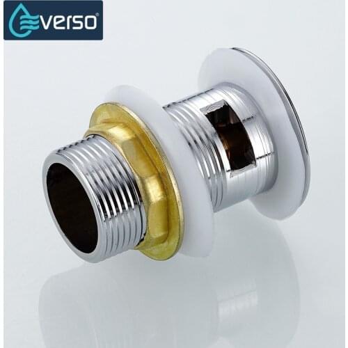 EVERSO Drain With Overflow Sink Drain Plugs Kitchen Sink Strainer Shower Drain Stopper Bathtub Bathroom Accessories