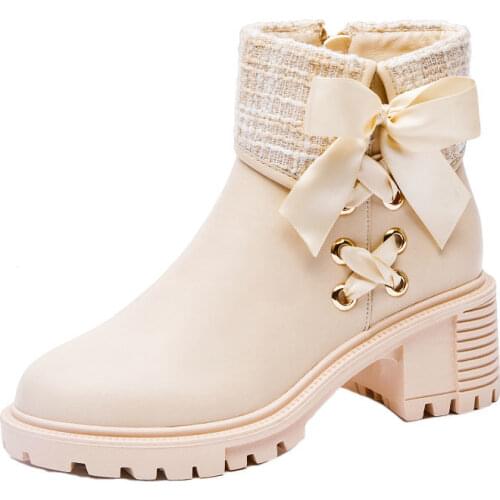 Women Boots For Martin Boots Platform Ankle Boots Autumn Winter Shoes Genuine Leather Punk Shoes Women Booties Botas Mujer