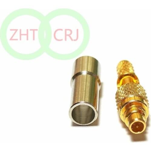 100pcs MMCX male plug window crimp RG174 RG316 LMR100 cable ADAPTER