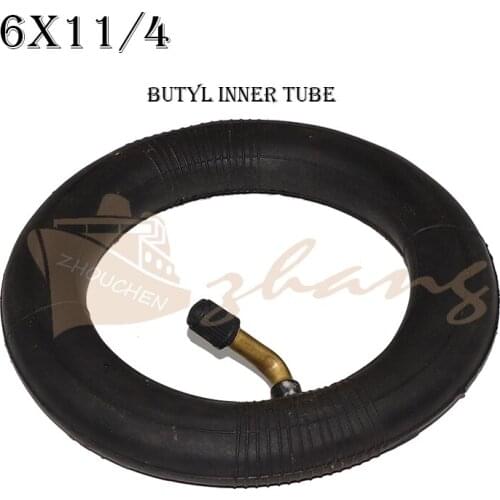 6x1 1/4 butyl inner tube pneumatic tire for electric scooter electric bicycle 6 inch 150MM scooter inner tube