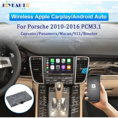 Joyeauto Wireless Apple Carplay For Porsche Cayenne 958 Panamera 911 Bosxter Macan PCM3.1 2016 - 2010 Car Play Box Accessories