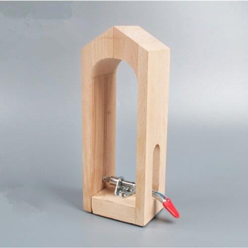 DONYAMY 1PCS Beech Leather Retaining Clip Wood Tools for DIY Sewing Stitching Lacing Treatments Crafts