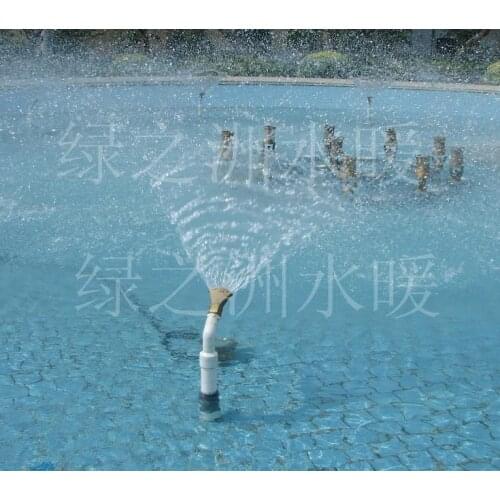 Fanghaped 1 fountain nozzle water features rockery copper fountain head