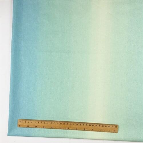 Lake green gradient Print Cotton Fabric Sewing Quilting Cloth Patchwork Needlework Handmade DIY Material