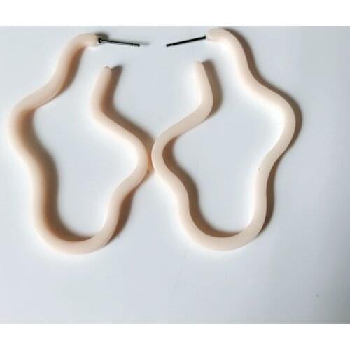 Fashion Irregular Ivory Simple Cute Lightweight Stud Earrings