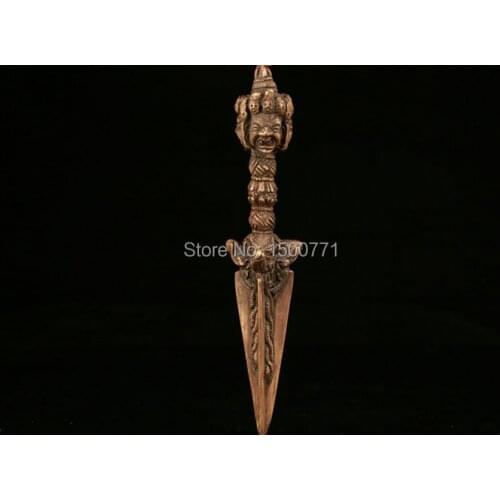 Nepal handmade copper vajra bell Jiang Mochu Puba pestle pestle\Free shipping