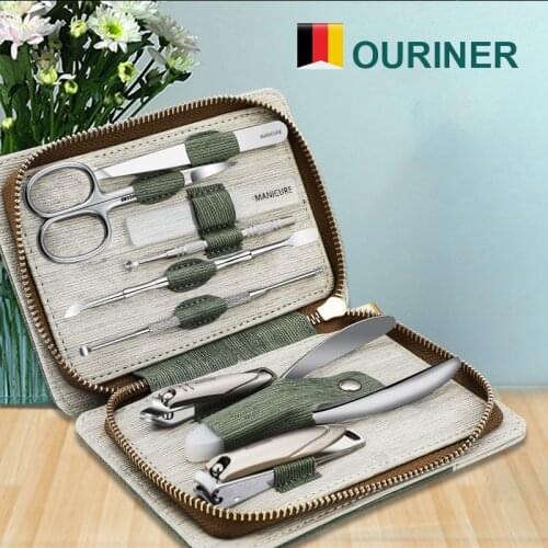 New Arrivals Manicure Set Pedicure Sets Nail Clipper Stainless Steel Professional Nail Cutter Tools with Travel Case Kit