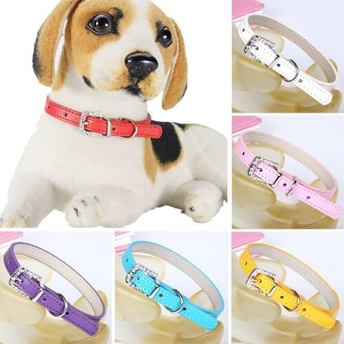 Cat Collar Safety Puppy Collar Chihuahua Solid Dog Collar For Cats Kitten Pet Cat Collars Adjustable Pet Leash Cat Lead Supplies