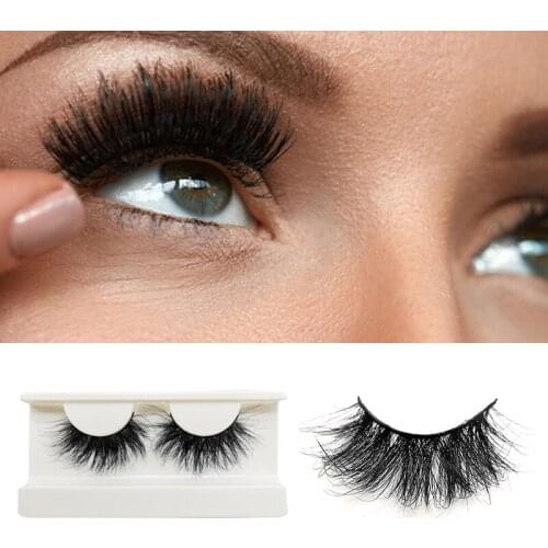 Fluffy Mink Lashes Short Messy Wispy Natural Eyelashes 10mm-18mm Hamdmade Real 3D Mink Eyelashes Makeup False Lashes