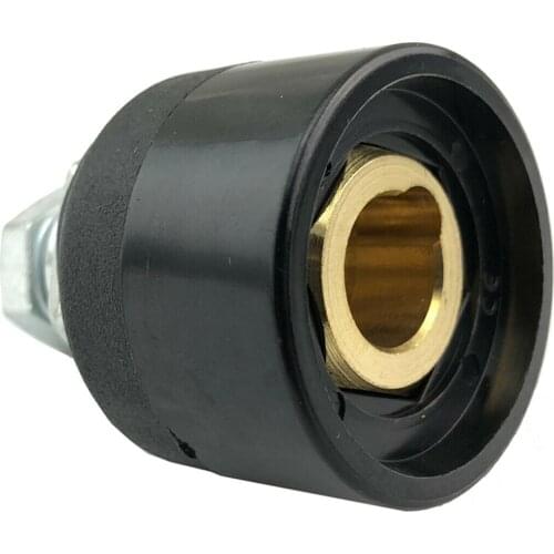 Panel Socket Welding Cable Connector 35-50 DINSE Style 200 - 300 Amp PS3550