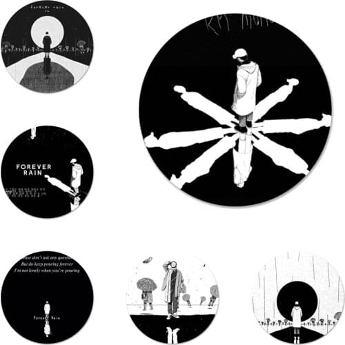 RM Mono 2018 Mixtape Badge Brooch Pin Accessories For Clothes Backpack Decoration gift