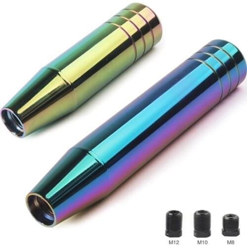 Universal Dazzle colour Aluminum Manual Transmission Gear Stick Shift Shifter Lever Knob For VW For Audi For Toyota