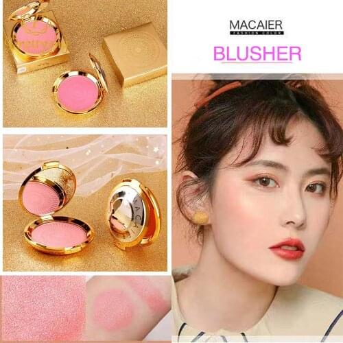 MACAIER Face Blush Powder Natural Brightening Cheek Rouge Blusher
