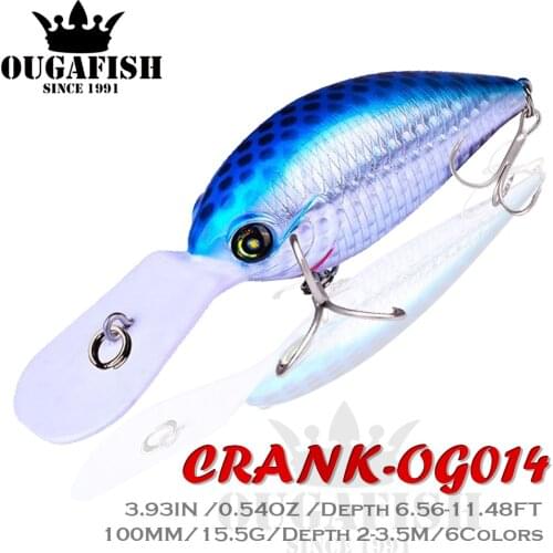 Rock Bait Crankbait Fishing Lure Weights 15.5g Luya Mino Crank Hard Baits Floating Topwater Artificial Lure For Carp Fish Tackle