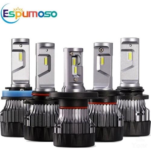 Mini Car Light H1 H4 H7 LED 60W Canbus Led H13 H27 880 881 9005 9006 HB3 H10 HB4 H11 H8 Auto Fog Lamp CSP Driving Bulb 6000K 12V