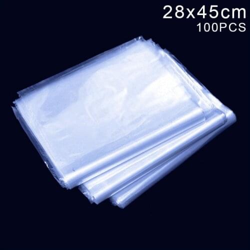 100 Pcs Heat Shrink Film Clear PVC Shrinkable Packaging Wrap Sealing Protector Dropshipping