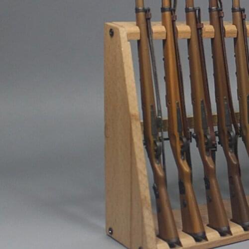 1/6 Scale Wooden Rack Gun Shelf Display for 12in Figure Collection