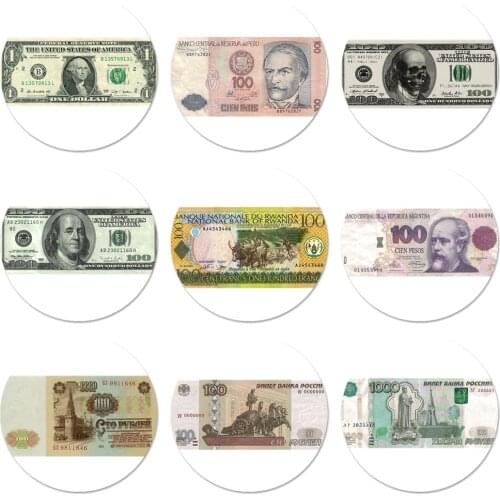 100 Dollars Bill Cash Money Franklin Badge Brooch Pin Accessories For Clothes Backpack Decoration gift 58mm