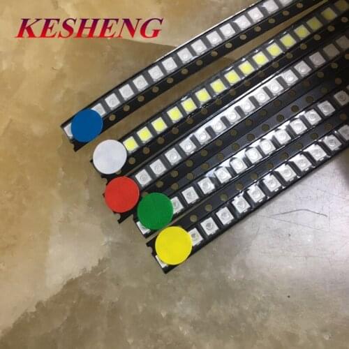 100PCS Super Bright 3528 1210 SMD LED Red/Green/Blue/Yellow/White LED Diode 3.5*2.8*1.9mm