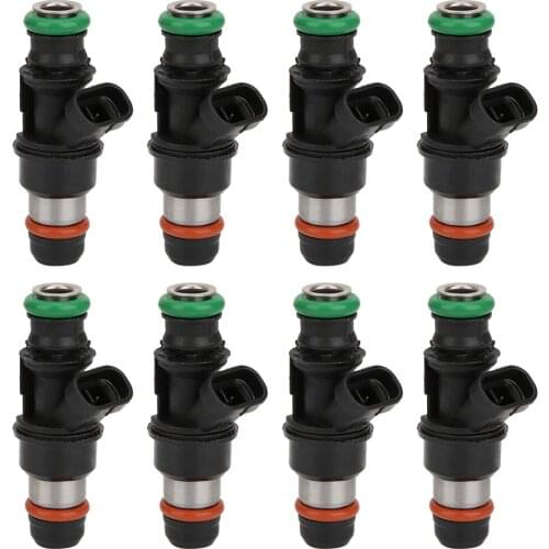 8Pcs Fuel Injectors Kit 25348180 Fit for Chevrolet Silverado 2500 HD 8.1L 2001 2002 2003 2004 2005 2006