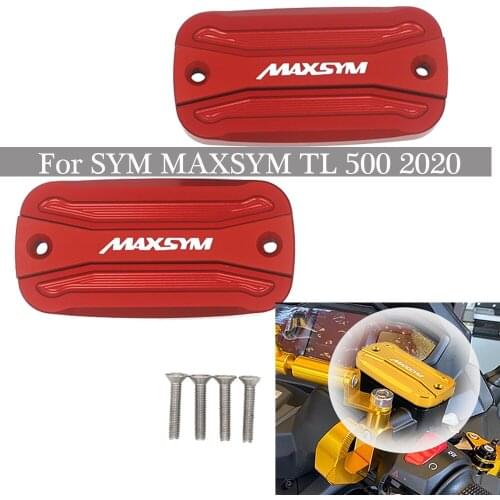 Motorcycle Accessories 2020 For SYM MAXSYM TL 500 Front Brake Clutch Fluid Reservoir Cap Tank Cover