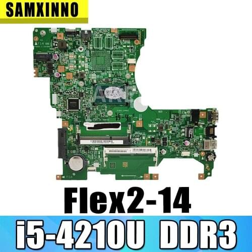Free Shipping FRU:5B20G36275 FOR Lenovo Flex2-14 Laptop Motherboard LF14M 448.00X01.001 i5-4210U DDR3 100% Fully Tested