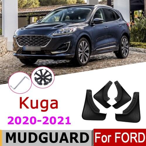 Car Mudguards For Ford Kuga 2020-2021 Fender Accessories Splash Guard Paneling Molded Mudflaps Mud Flap