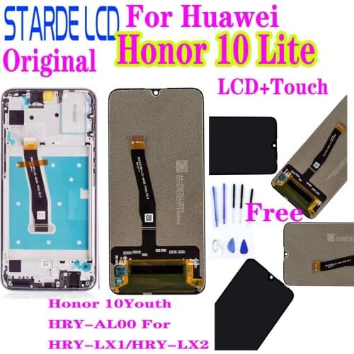 Original For Huawei Honor 10 Lite LCD Display+Touch Screen Digitizer Assembly For Honor 10Youth HRY-AL00 For HRY-LX1/HRY-LX2