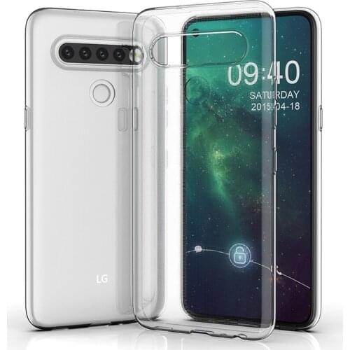 For LG K61 K 61 lgk61 6.5" Ultra Thin Soft TPU Silicon Gel Transparent Camera Protect Case Back Cover