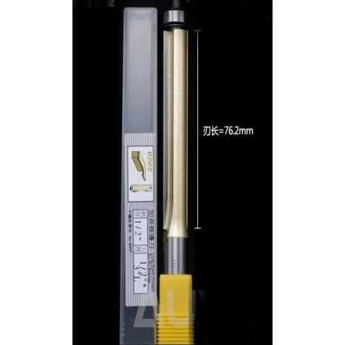 Long blade edge trimming cnc cutting tools with bearing slotting tools