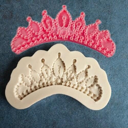 DIY Baking Tools Crown Shape Silicone Fondant Cake Decoration Tools Chocolate Cake Mold A458