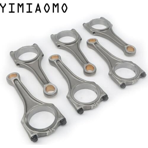 For Audi A4 A5 A6 A7 A8 Q5 Q7 VW Touareg 3.0 TFSI V6 DOHC Supercharged Gas Engine Connecting Rod Set 06E 198 401 D 06E198401E