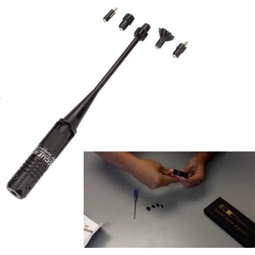 Red Laser Pointer 1 Set Tactical Adjustable Adapters Boresighter Zeroing Outdoor Supplies Laser Pointer Laser Sight