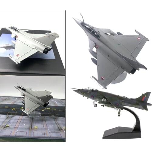 2x 1/72 Alloy Dassault Rafale Plane Fighter & Jet Diecast Aircraft for Friends Gifts