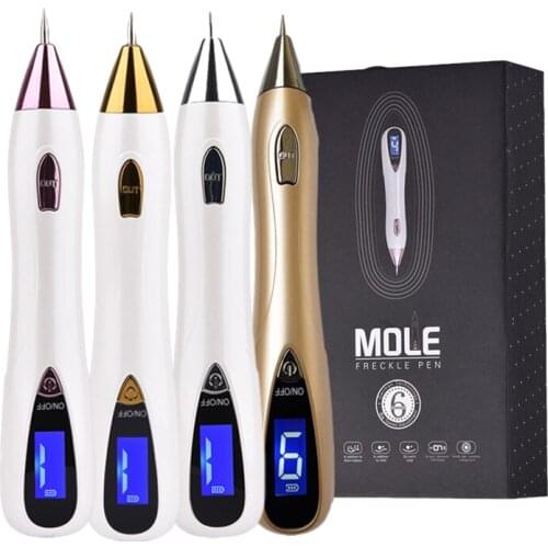 Beauty Machine Skin Care Laser Mole Tattoo Freckle Removal Pen LCD Sweep Spot Mole Removing Wart Corns Dark Spot Remover Salon