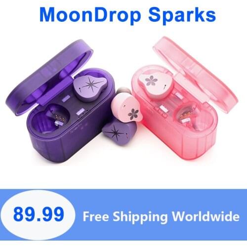 MoonDrop Sparks TWS Earphone True Wireless Stereo Headset Bluetooth 5.2 Dynamic Earbuds